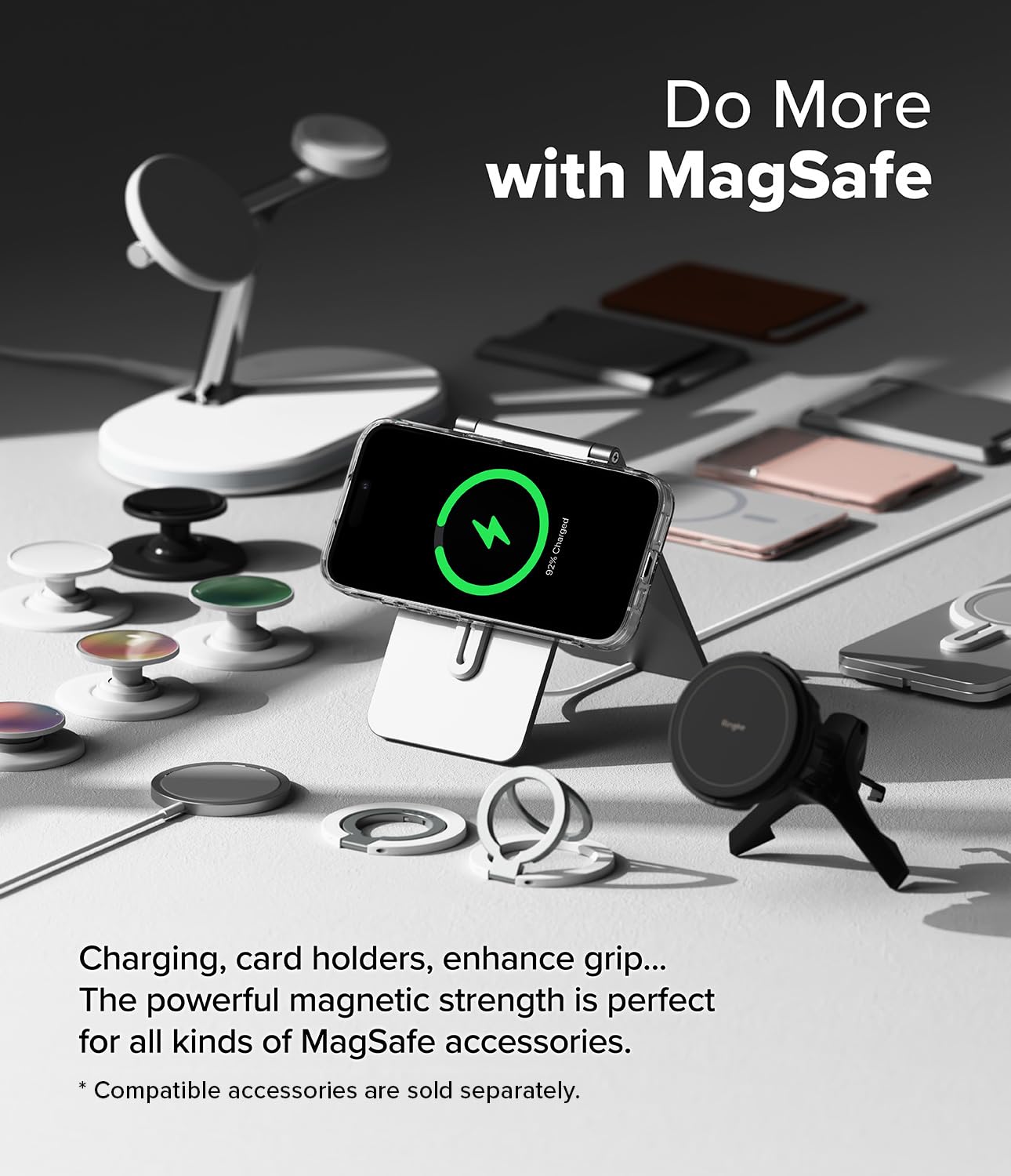 Ringke Fusion [Oil & Dirt Resistant] Compatible With Iphone 16 Plus Case And Compatible With Magsafe, Uv Coating For Scratch & D