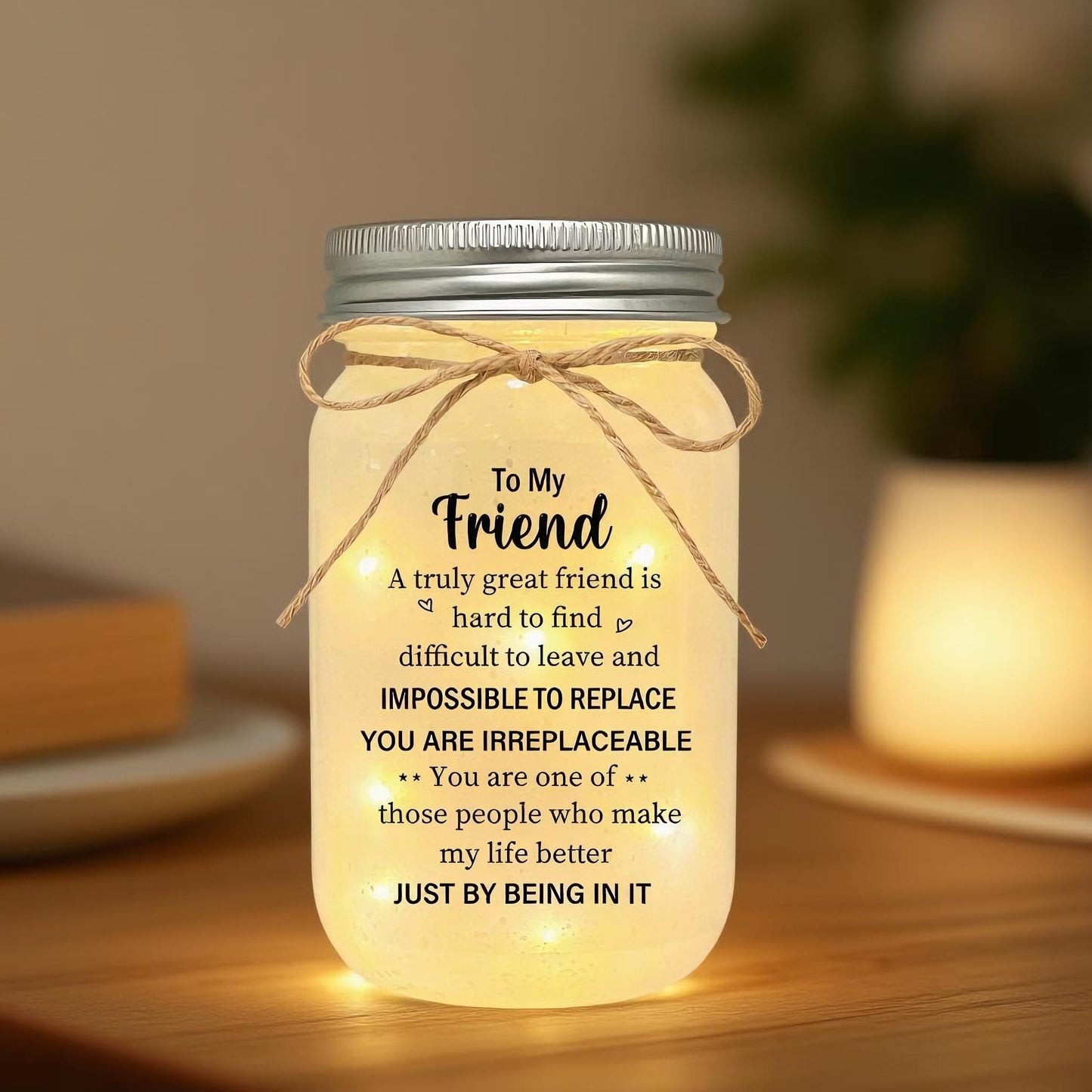 Le Xiaoxi Best Friend Birthday Gifts For Women  Friendship Mason Jar Night Lights  Christmas Mother S Day Birthday Gifts For Friends Women Bestie Bff