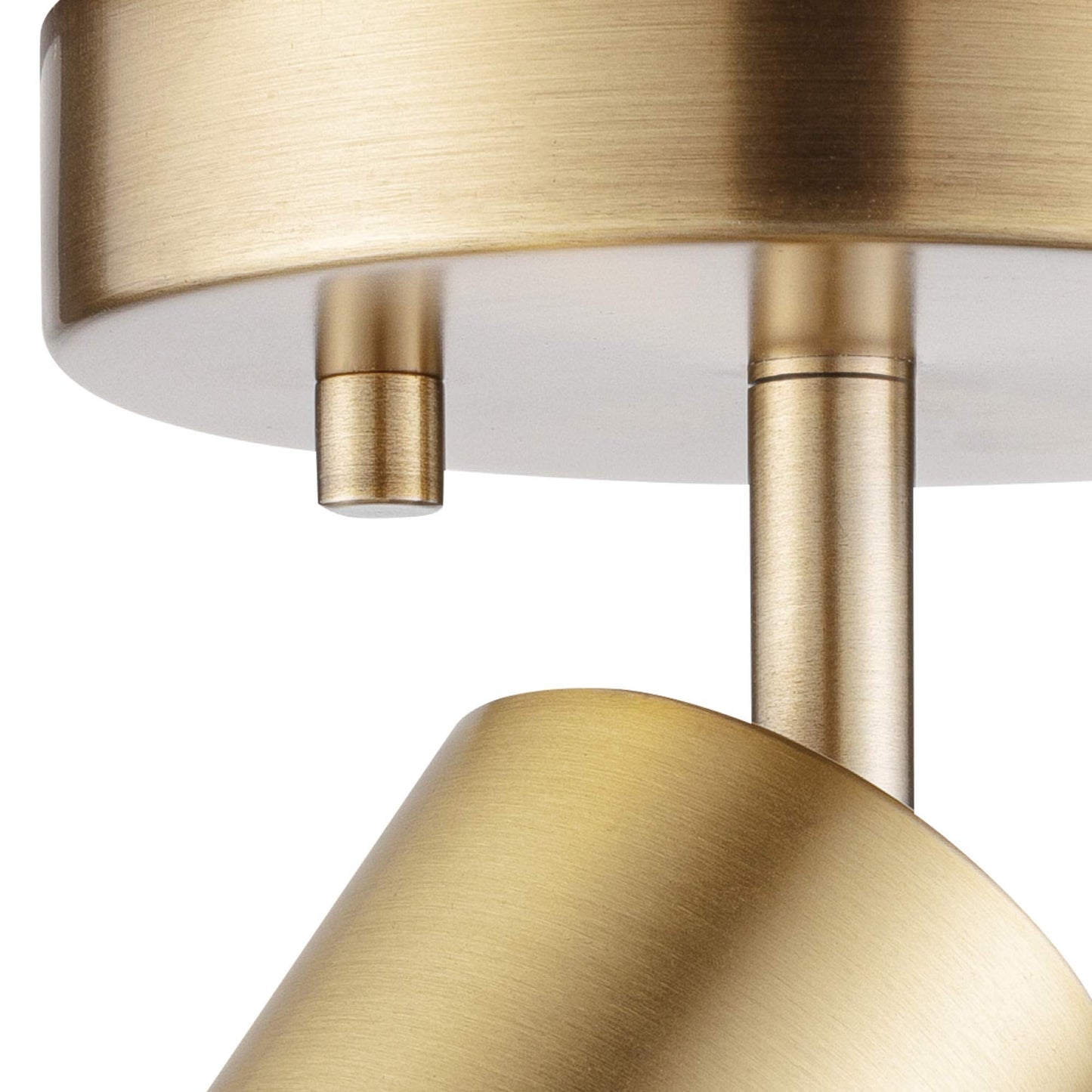 Globe Electric 59765 Pratt Track Lighting Spotlight, 1 Light, Matte Brass, Metal