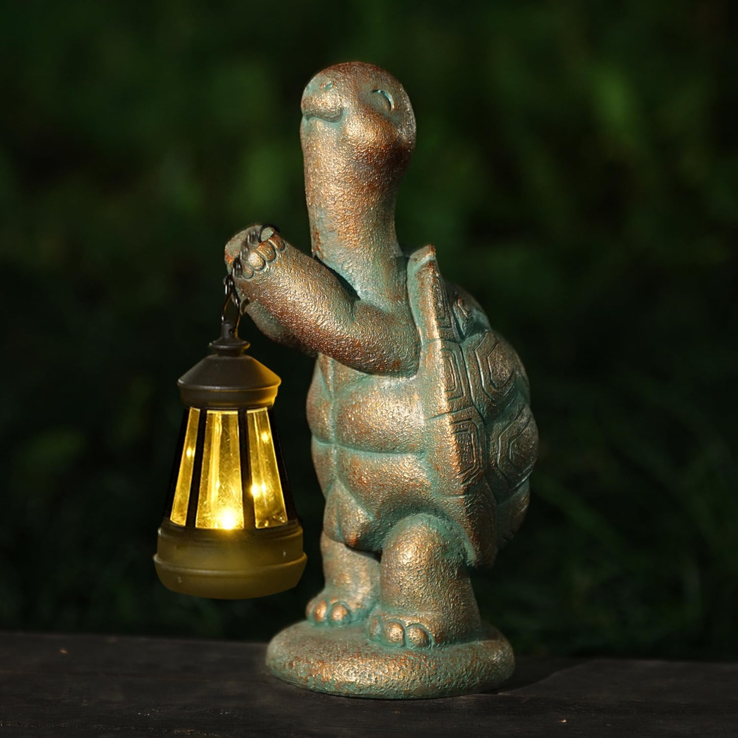 Turtle Solar Powered Outdoor Garden Statue  Resin Statue With Solar Light Lantern  Decorative Lawn  Yard Outdoor Turtle Decoration. Unique Home Decoration  Gifts For Women