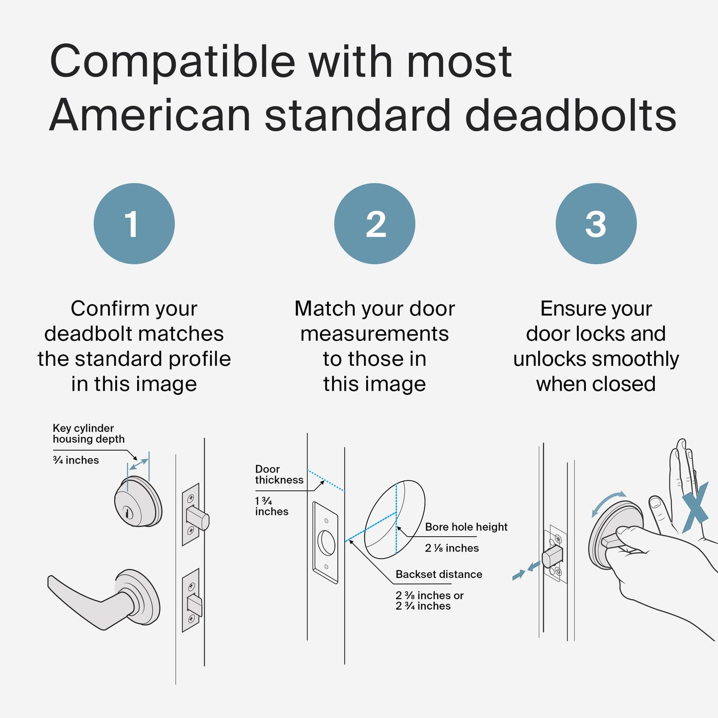 Level Bolt Smart Deadbolt with Keypad - Make Your Lock Smart & Keep Your Existing Hardware and Keys - Keyless Entry via Level App (iOS & Android) - Works with Apple Home