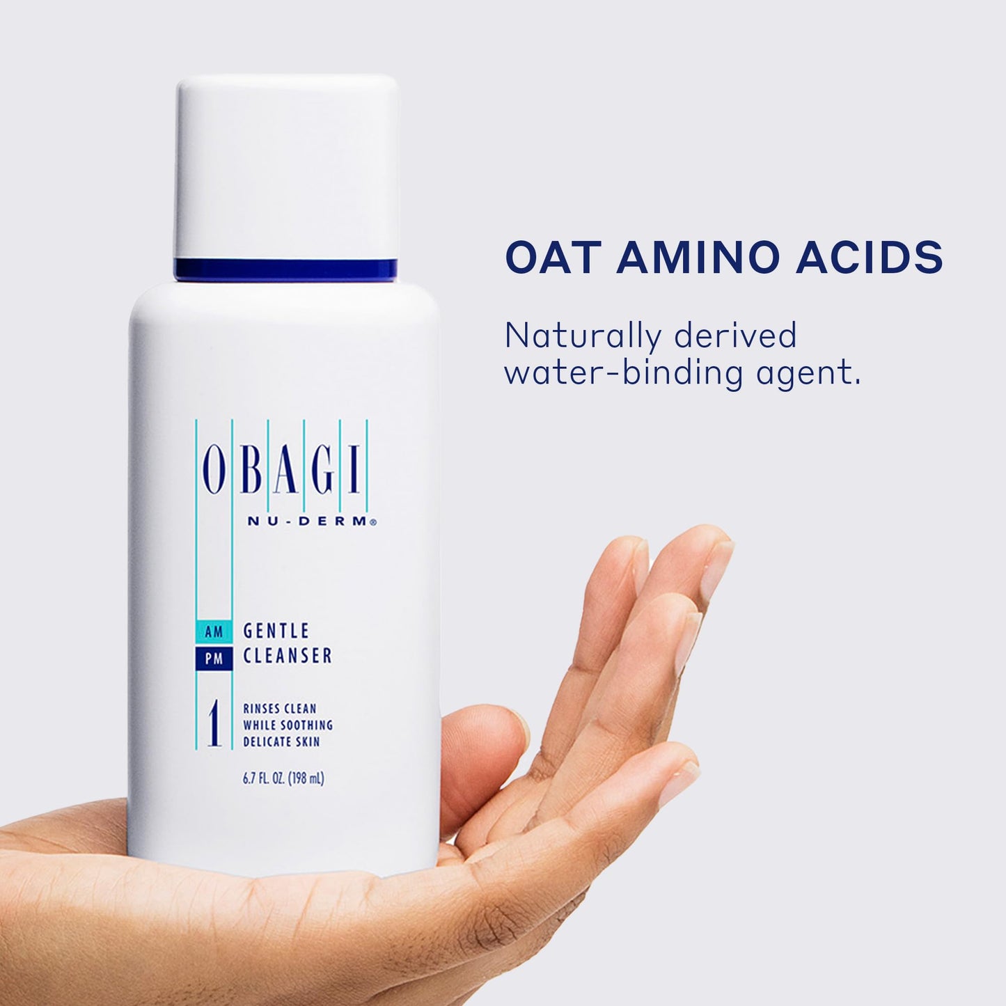 Obagi Nu-Derm Gentle Cleanser - Mild Face Cleanser that Removes Daily Impurities & Build-Up For Normal to Dry & Sensitive Skin -