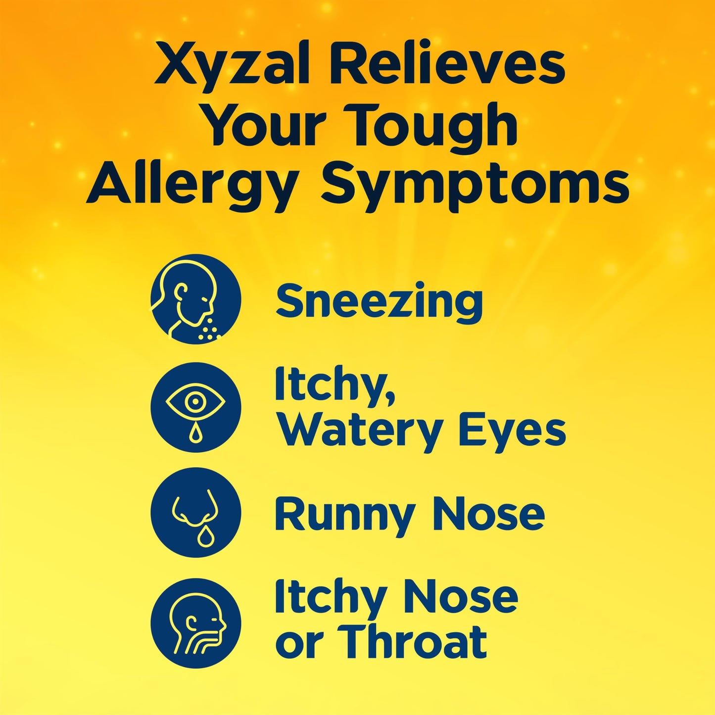Xyzal 24 Hour Allergy Relief Medicine, Original Prescription Strength Antihistamine, Levocetirizine Dihydrochloride Tablets, 5 mg, 80 Count