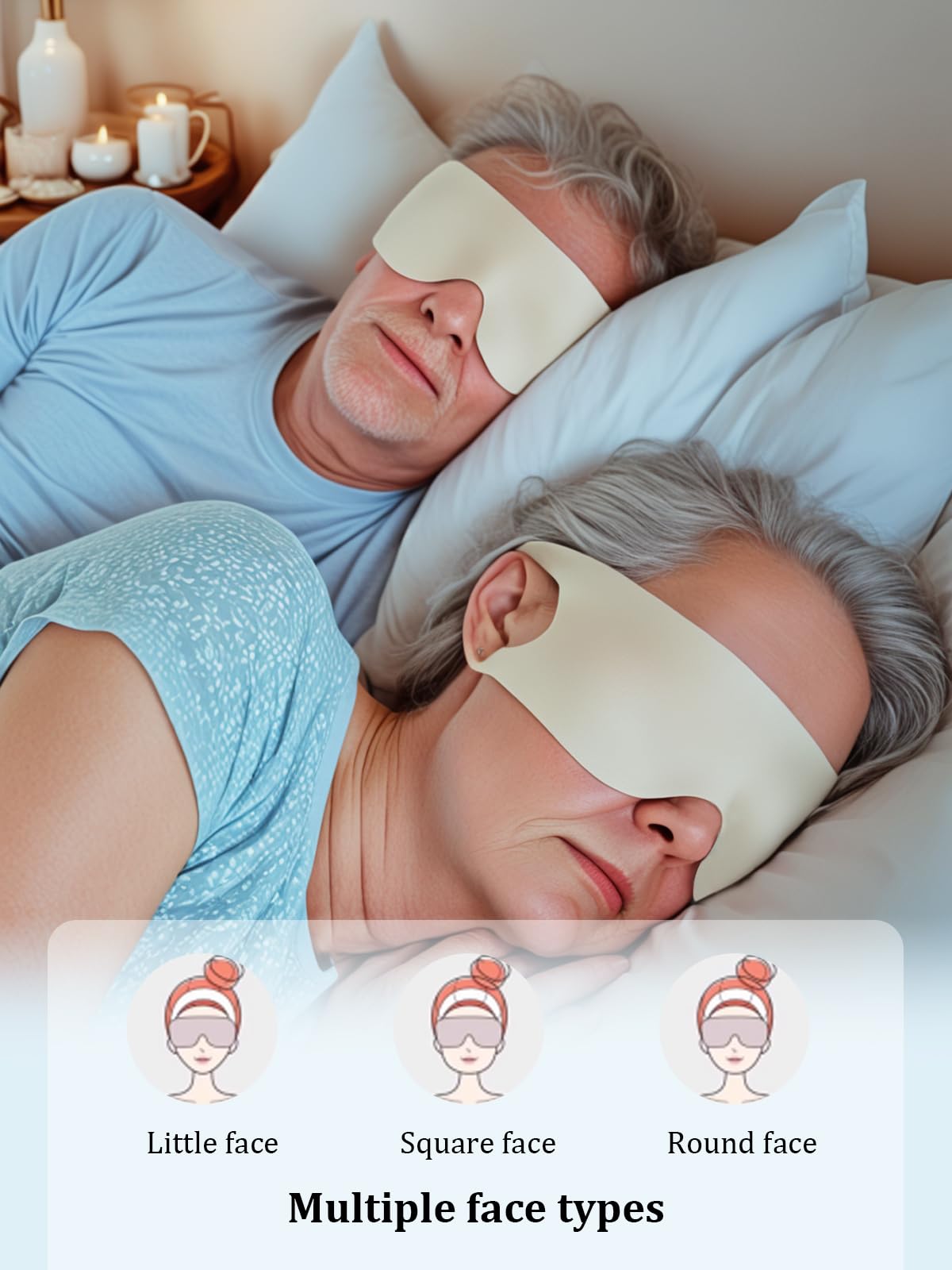 7 Pack Sleep Mask for Women,Men,Kids-Light Blocking Eye Mask and Eye Covers,Breathable Blackout Sleeping Mask,Zero Pressure for All Sleep Positions,Travel & Yoga