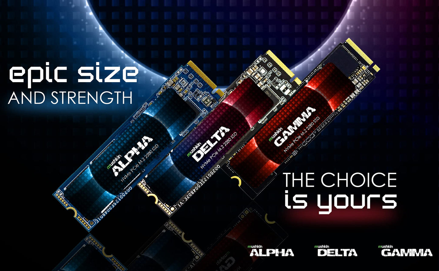 Mushkin Gamma Gen 4.0 - 8Tb Pcie Gen4 X4 Nvme 1.3 - M.2 (2280) Gaming Ps5 Internal Solid State Drive (Ssd) - 3D Qlc - R/W Up To