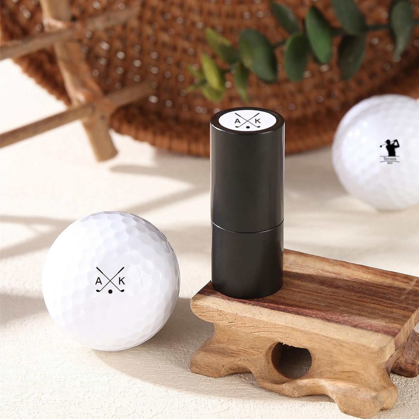 Custom Golf Ball Stamp, Personalized Golf Ball Marker, Make Your Unique Logo on Golf Balls, Waterproof Ink Marking Golf Ball Stamper, Golf Accessories for Men, Christmas Father's Day Golf Gift