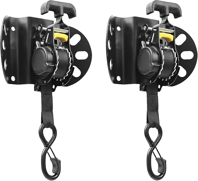 Retractable Ratchet Straps for 2015-2025 Ford F150, Ratchet Straps (2-Pack) Ford F150 Accessories, Tie Down Straps Self Re...