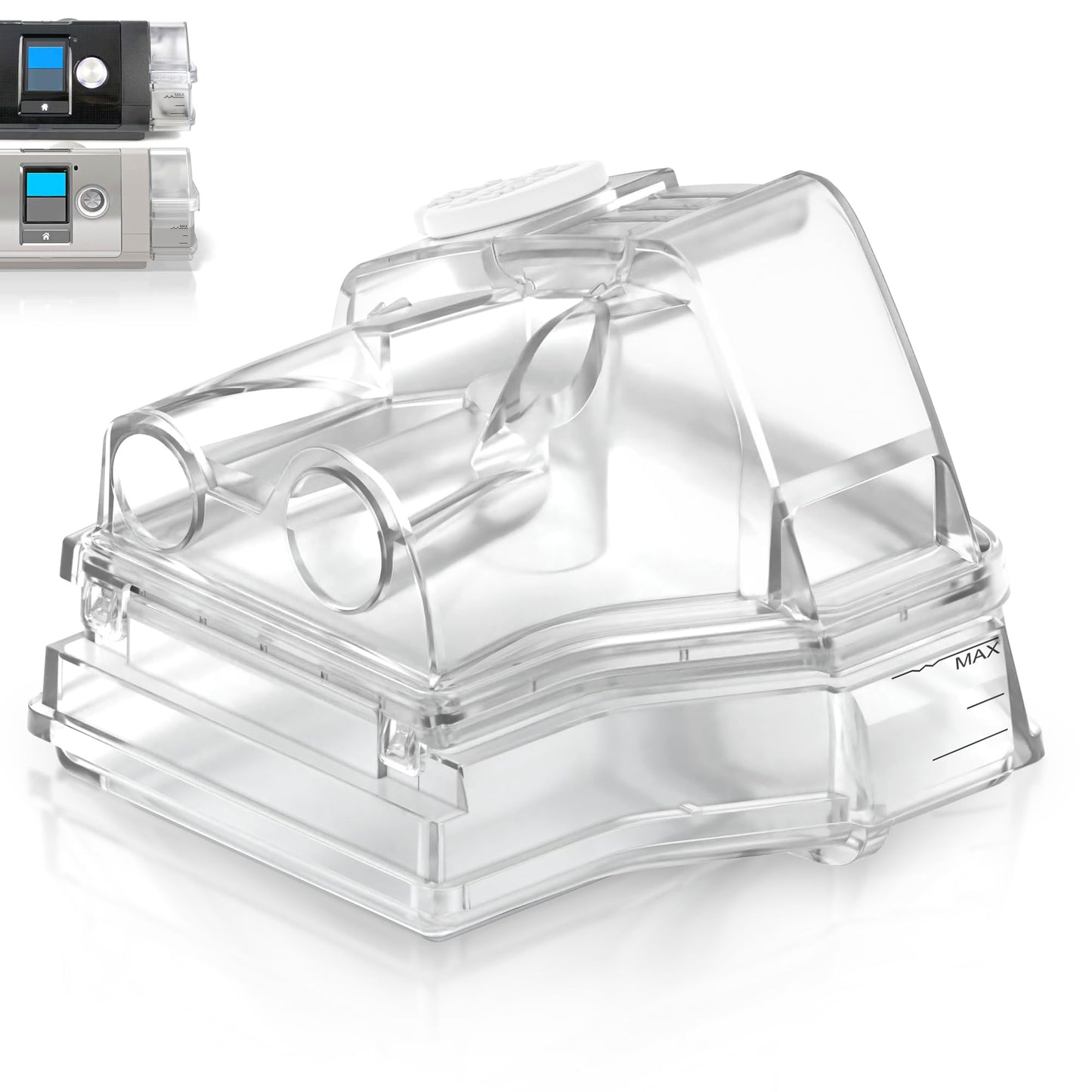 MEDICOLOR 380ml Water Chamber for AirSense 10, Replacement Water Tub for Aircure 10, Easy to Install and Clean, Reliable CPAP S10 Supplies