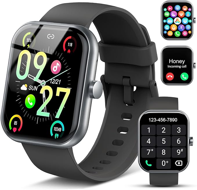 Smart Watch for Men Women (Answer/Make Call), 2025 1.83" HD Touchscreen Fitness Tracker, 110+ Sport Modes, Fitness Watch w...