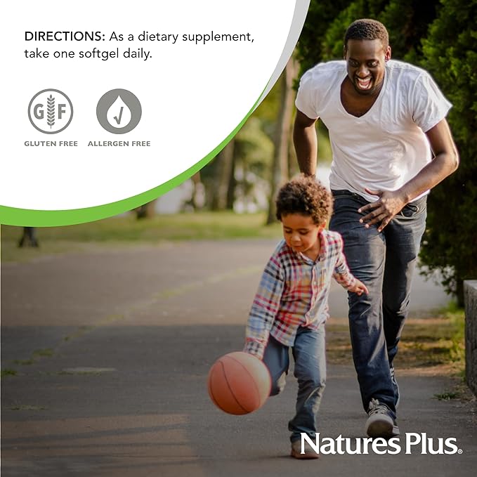 Natures Plus Shot-O-B12 (Cyanocobalamin) - 5000 mcg, 30 Softgels - High Potency, Fast Acting B12 Supplement - Memory & Energy Booster - Gluten-Free - 30 Servings