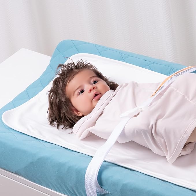Quilted Changing Table Cover (2-Pack) Fitted Diaper Changing Pad Cover, Soft Breathable Ideal for Boys Girls (2-Pack)