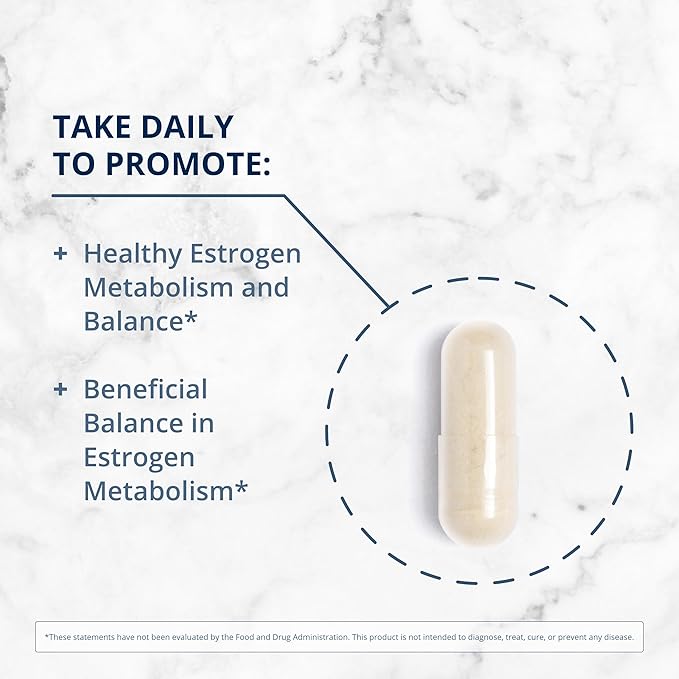 Metagenics Meta Indole-3-Carbinol - 150 g Indole-3-Carbinol - Supports Estrogen Hormone Balance* - Metabolic Supplement - Vegetarian & Gluten-Free - 180 Capsules