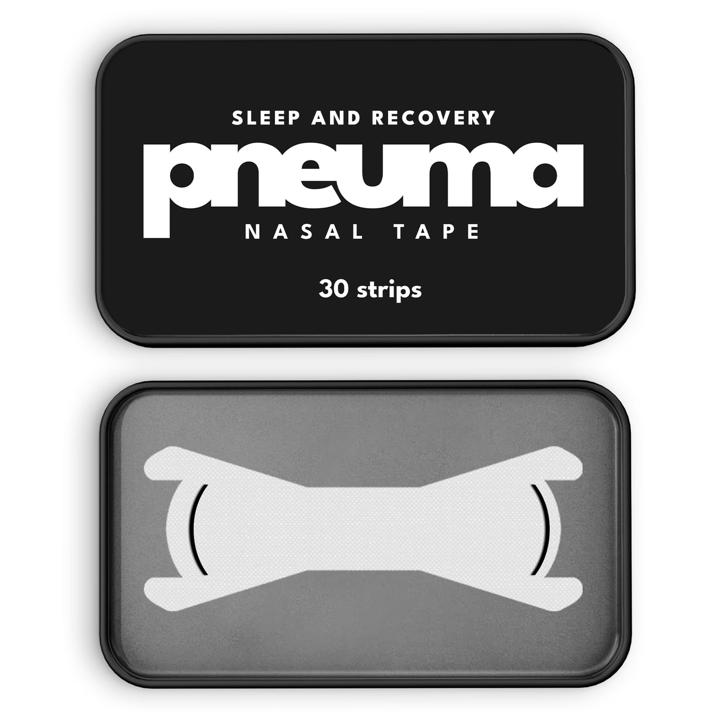 Pneuma Nasal Strips for Snoring & Sleeping (30 Count) – Extra Strength Nose Strips Breathing to Help Deviated Septum & Nasal Congestion Relief - Secure Fit Sleep Tape for All-Night Comfort