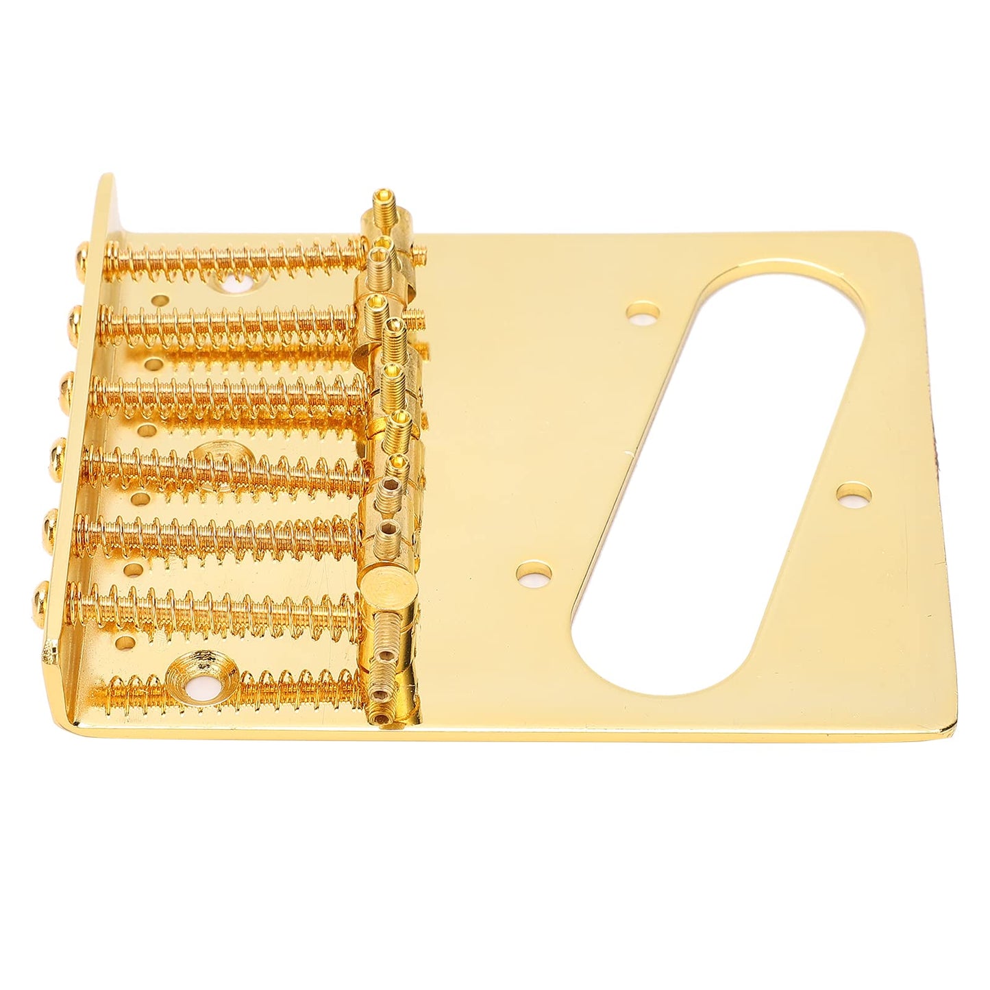 6 Saddle Guitar Bridge Single Coil Pickup Slot, Standard Series Telecaster Bridge Assembly Pre-Wired Control Plate For Electric