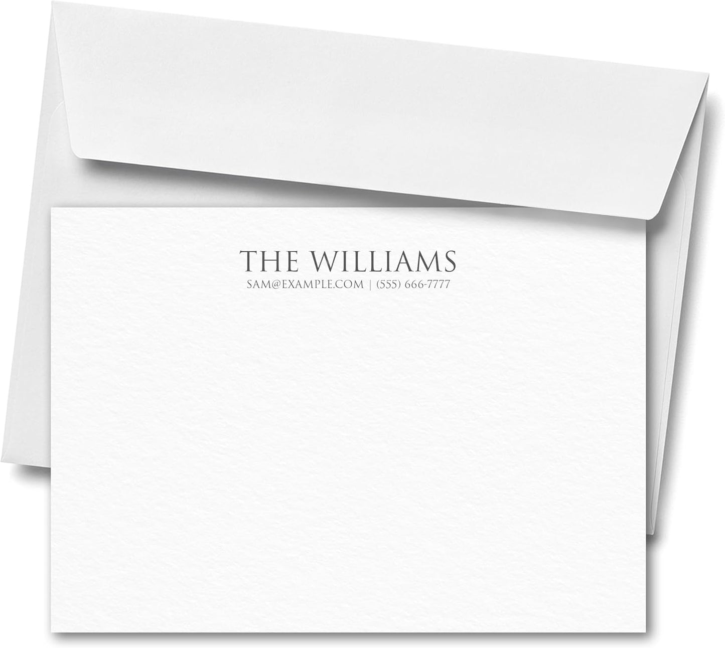 Personalized Stationery Letters and Envelopes - Custom Stationery Note Cards, Thank You Cards Set for Men and Women (Modern Tradition)
