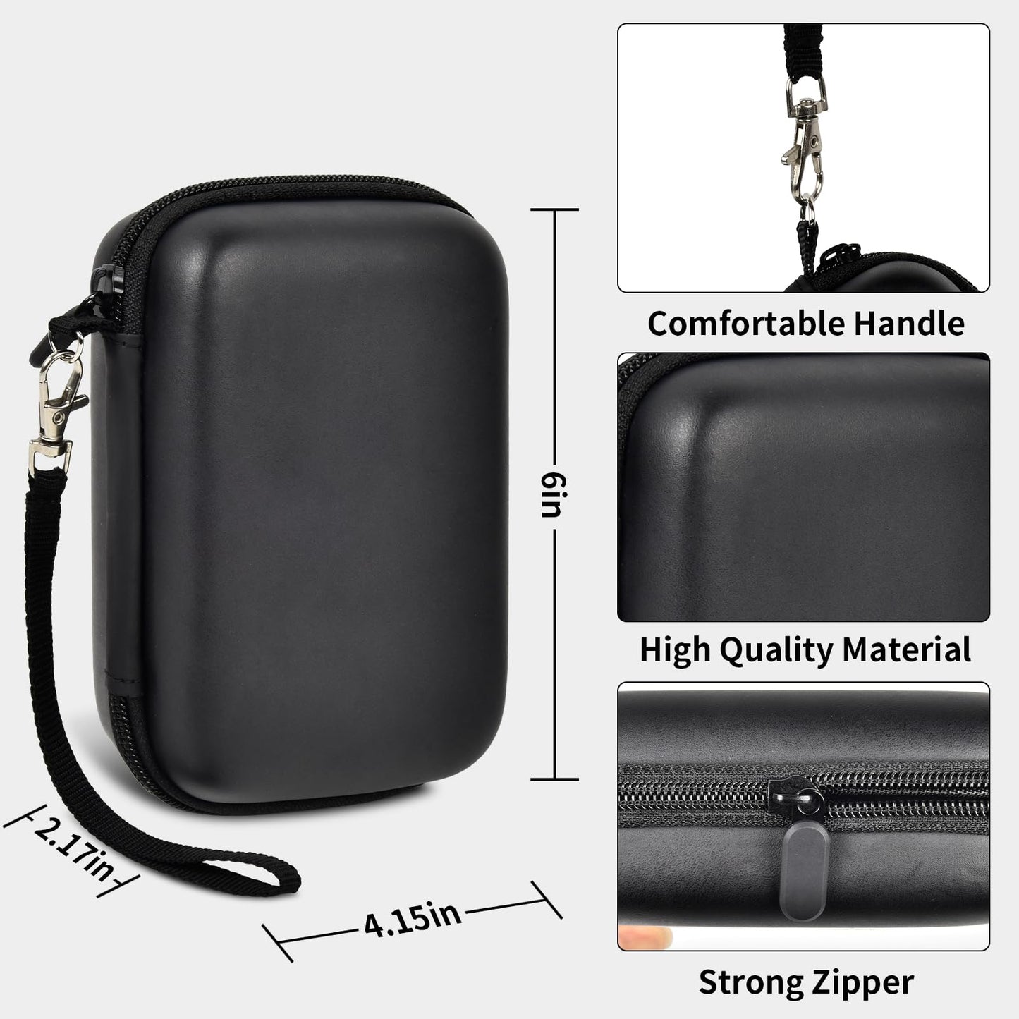 PAIYULE Travel Case Compatible with RG353V/ RG353VS/ R36S/ Game Boy Retro Handheld Game Console, Handheld Emulator Storage Holder Organizer, Android Game Console Carrying Bag (Box Only)