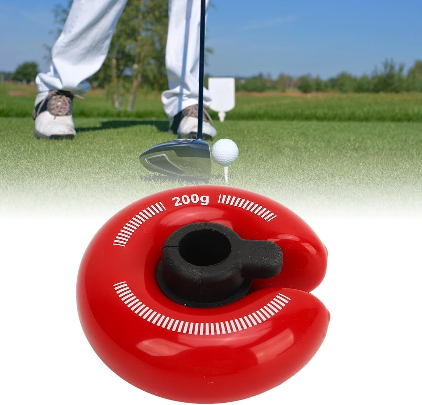 Golf Weight Rings, 200g Zinc Alloy Golf Swing Weight Ring Golf Club Swing Trainer Rings Accessories for Golf Practice Training Warm Up