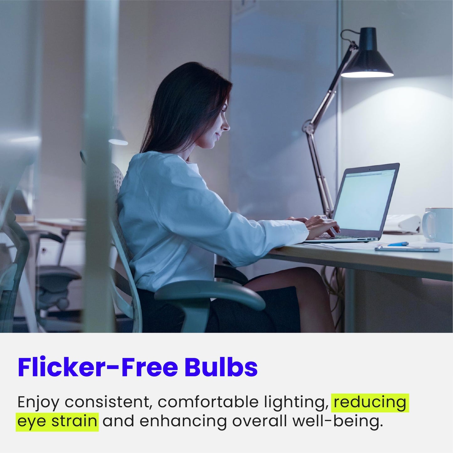 Feit Electric A19 LED Light Bulbs 60W Equivalent 800 Lumens 5000K Daylight 24 Pack E26 Standard Base