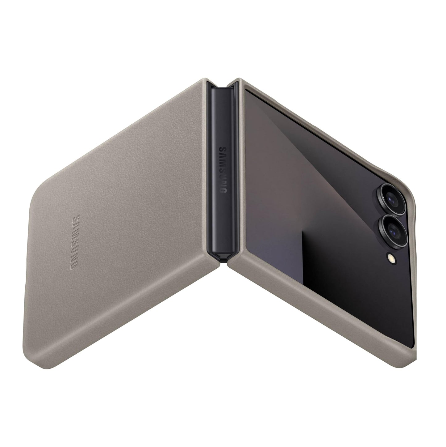 Samsung Galaxy Z Flip7 Kindsuit Phone Case, Textured Feel, Protective Cover, Soft Inner Lining, Us Version, Taupe