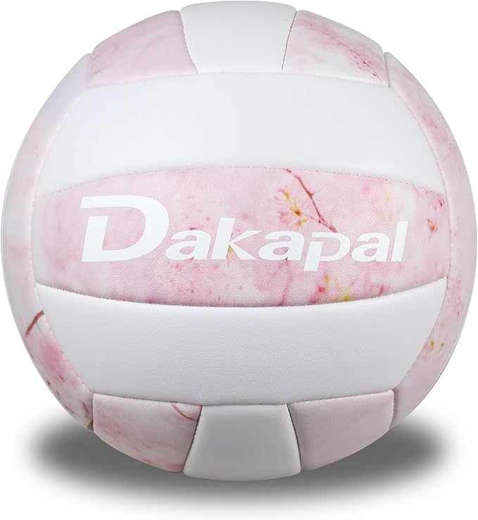 Dakapal Official Size 5 Indoor/Outdoor Competitive Volleyball, Professional Soft Volleyball (Without Pump)