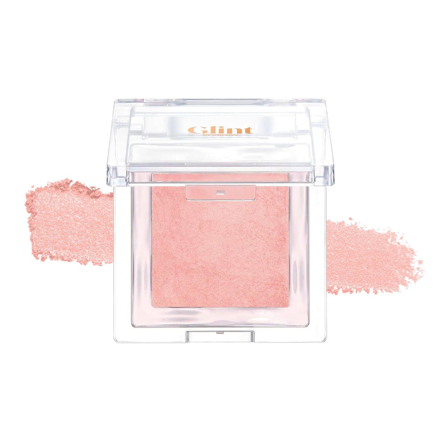 Glint Baked Blush (Melon Bite, 0.08oz) - Long-Lasting, All-Day Face Blush Powder for a Natural Look. Korean Skin Care, Korean Ma