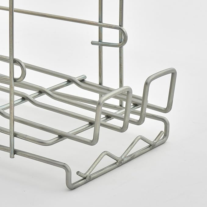 28W-171 FIFO Wire Can Rack, Holds (12) #5 Cans or (8) #10 Cans, Metal Construction, FIFO Design