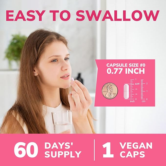 Women's Probiotics 100 Billion CFU, 15 Strains, w/Prebiotic, Cranberry, Vitamin B6 & VC, Gut, Vaginal & Mood Health, Shelf Stable, 60 Vegan Caps