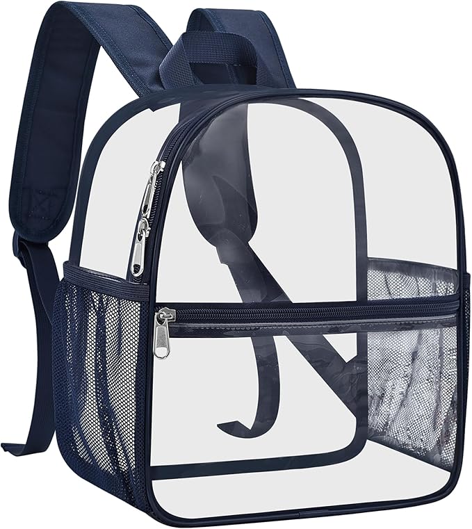 USPECLARE Clear Backpack for Stadium Approved 12×6×12, Water proof Clear Bag for Stadium Events and Concert Work Sport Event