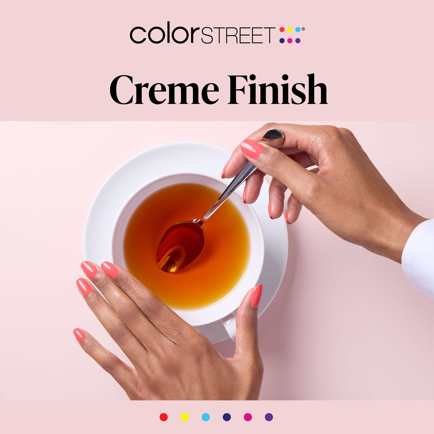 Color Street Peach Tea Nail Strips