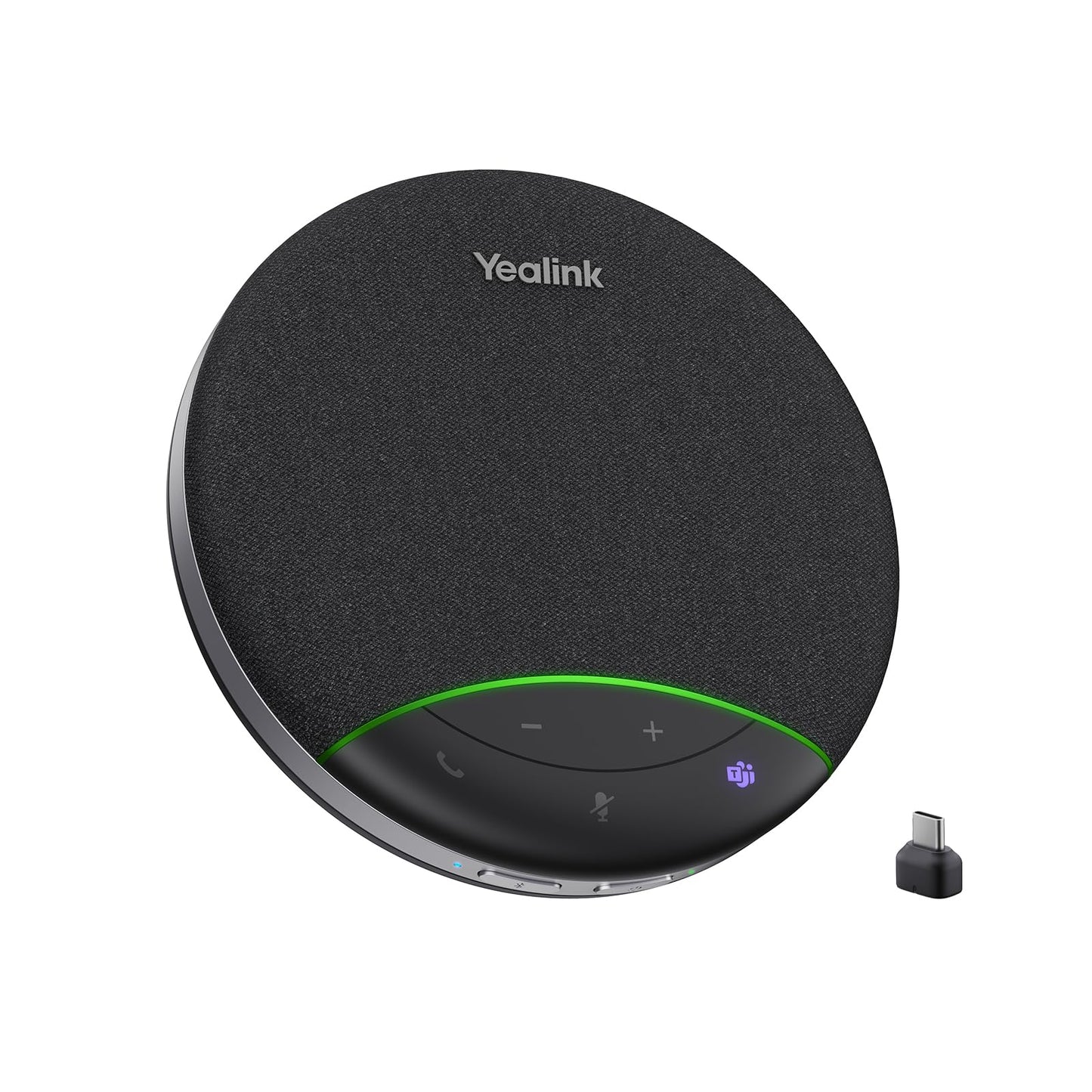 Yealink Sp92 Conference Speaker And Microphone With Bluetooth Dongle, Teams Certified, Noise Reduction, 20H Call Time Usb Speake