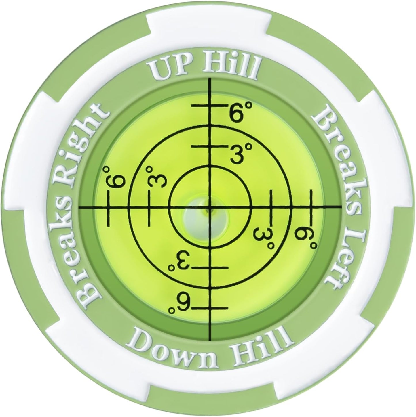 Golf Ball Marker - SmartLevel Ball Marker with High Precision Horizontal Bubble | Golf Putting Training Aid Accessories for Men & Women