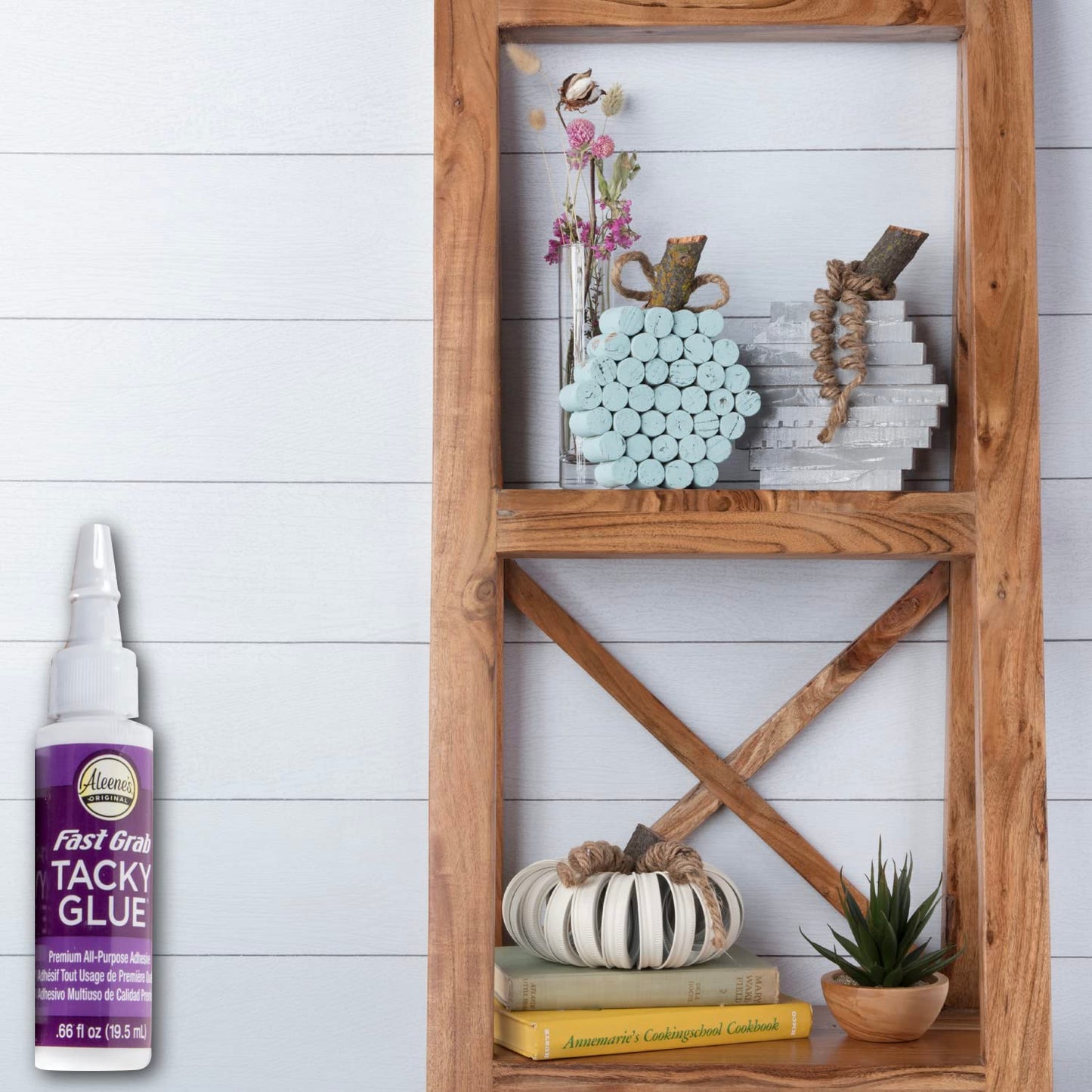Aleene's Tacky 5-Piece Trial Pack, All Purpose Glue for Crafts and DIY Projects, Includes Original Tacky Glue, Clear Gel, Quick Dry, and Fast Grab Adhesive, .66 fl oz 5-Pack