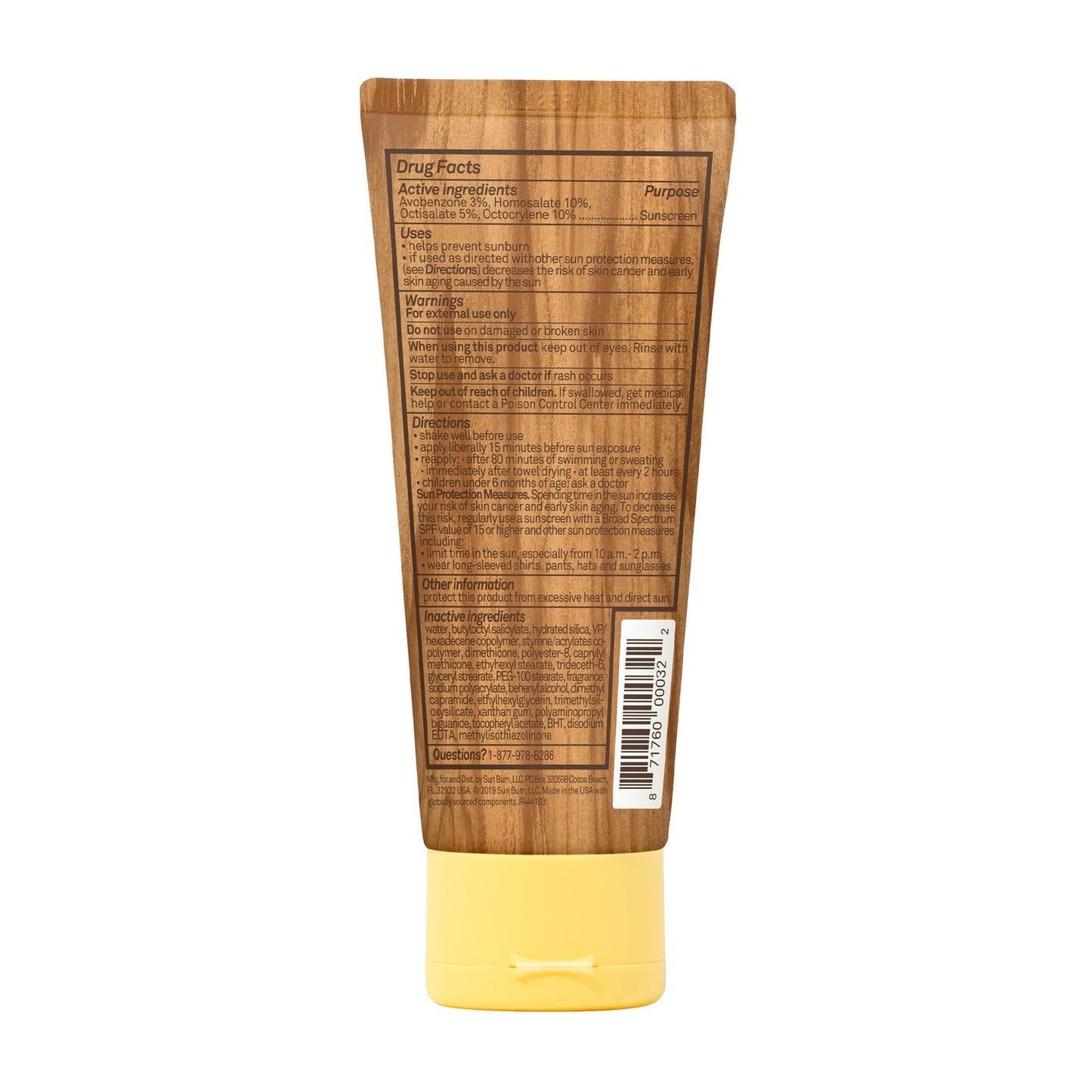 Sun Bum Original SPF 50 Sunscreen Body Lotion - Broad Spectrum Moisturizing Sunscreen with Vitamin E - Hawaii 104 Act Compliant
