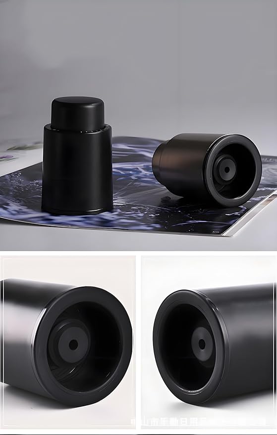 2 Pack Wine Stoppers,Reusable Wine Bottle Stoppers,Vacuum Wine Preserver With Time Scale, Keep Your Wine Fresh,The Perfect Choice For Wine Lovers.