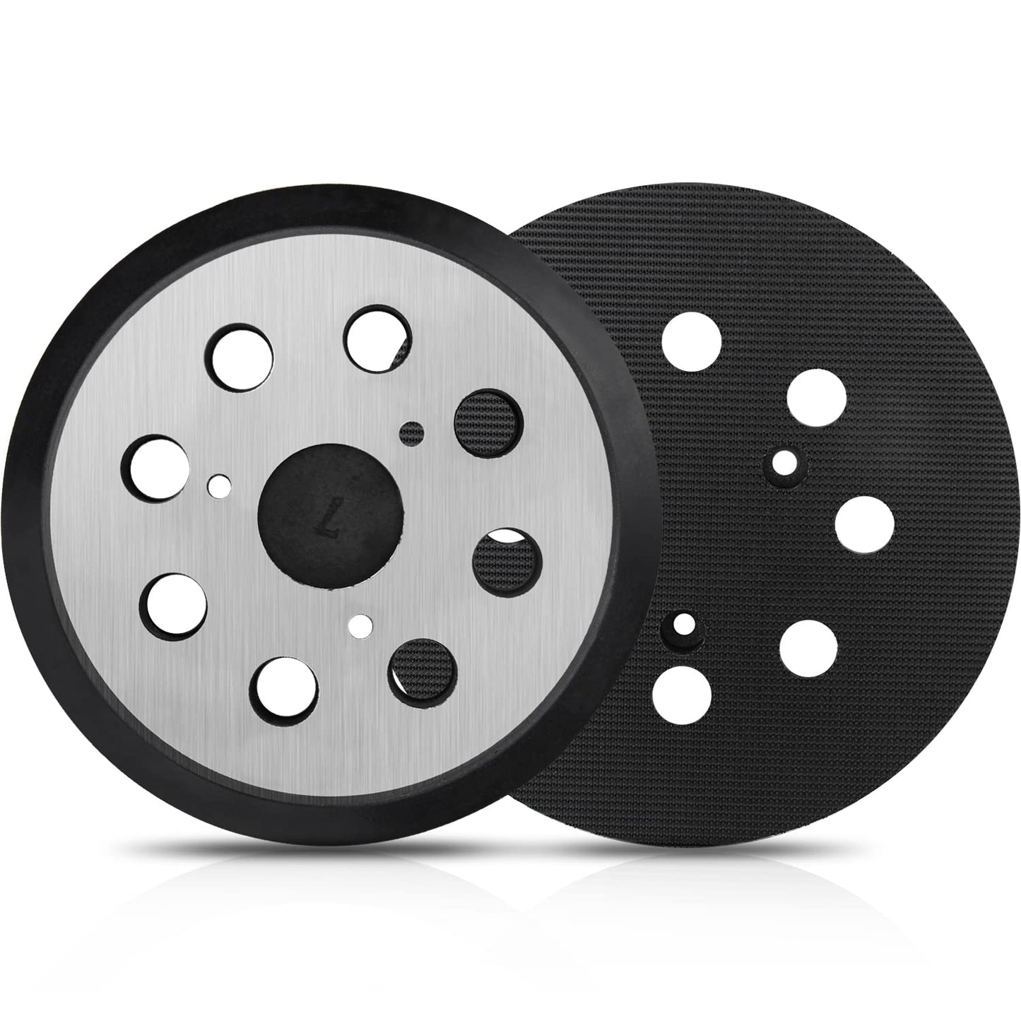 Gnellkoor Replacement Sander Pad for Dewalt, 5" 8-Hole Hook and Loop Orbital Sanding Replacement Pads for DeWalt DW420 DW421 DW422 DW423 DW426 D2645#151281-08/DW4388 (2-Pack)