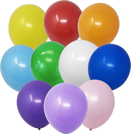 Allgala 100 Count 9 Inch Helium Grade Premium Latex Balloons for Birthday Feliz Cumpleaños Baby Shower Engagement Party We...