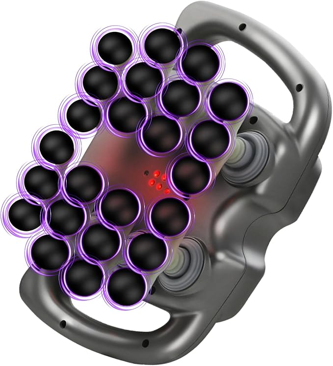 24 Haed Massage Gun, Massage Gun Deep Tissue With 9 Modes 99 Intensities, Quiet Multi Head Massage Guns For Backs, Shoulde...