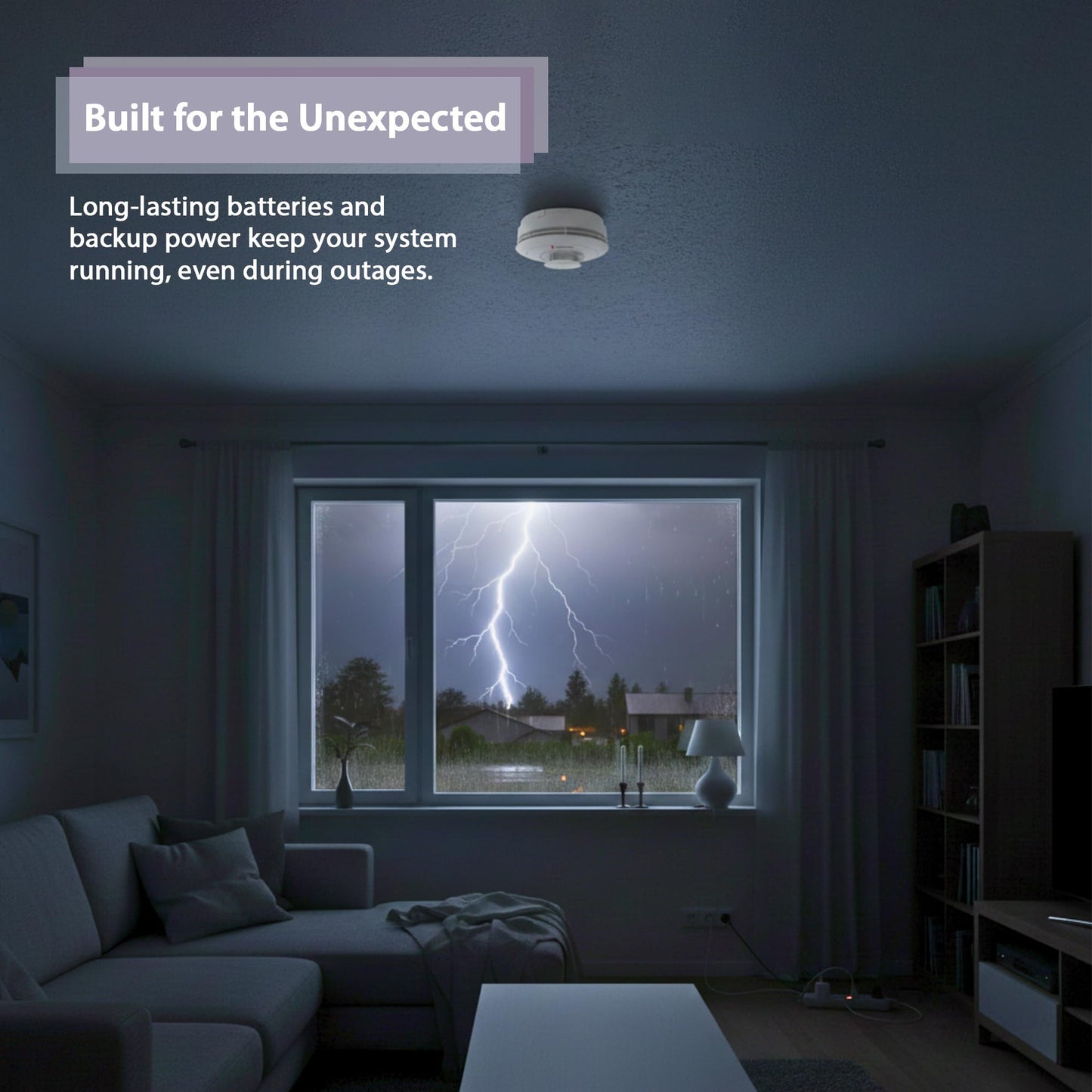 Bellman & Symfon Smoke Alarm Notification System with Flash Receiver and Bed Shaker - Flashing Light and Vibrations Alerts – Ideal for Deaf, Hard of Hearing, Heavy Sleepers