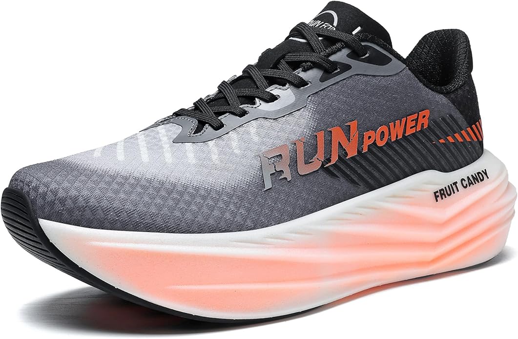 DIPAIYING Road Runing Shoes for Women & Men Breathable Walking Sneakers Sport Fashion Sneakers Cushion Athletic Gym Workou...