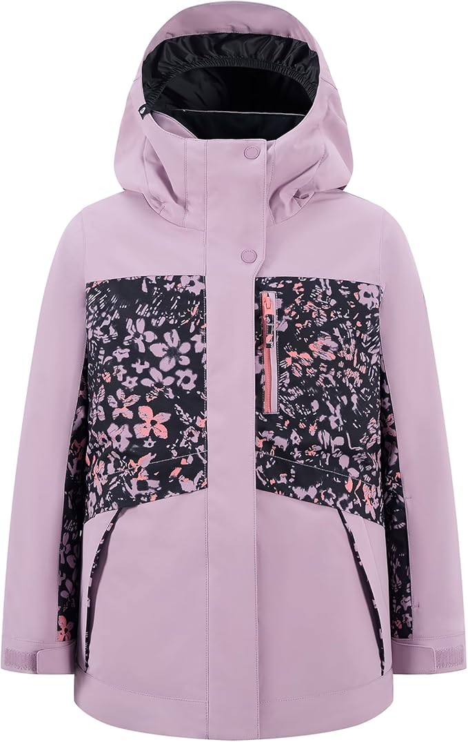 Roxy girls Heavyweight Ski Snow Hooded Jacket, Insulated & Waterproof