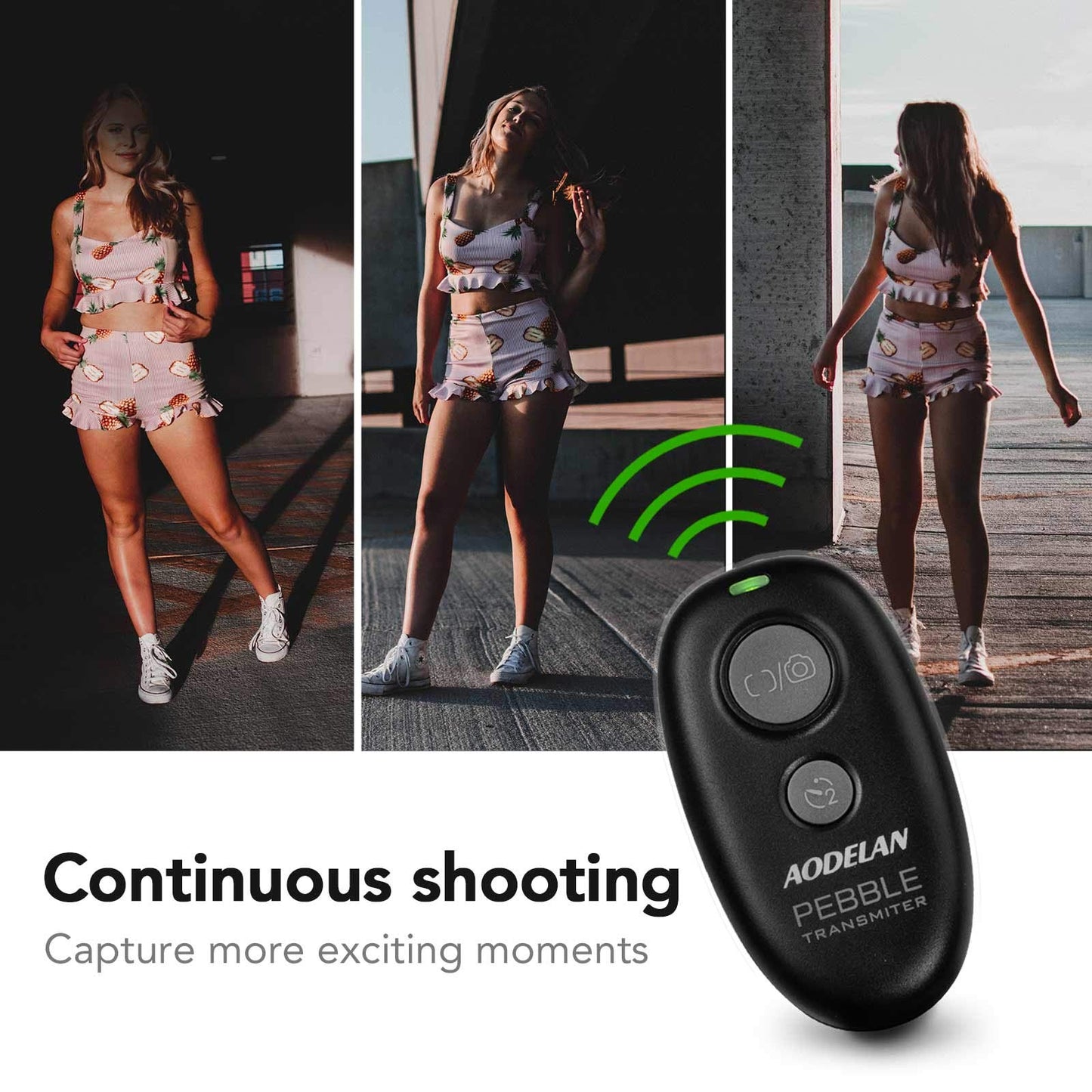 Aodelan Wireless Shutter Remote Release Control, Camera Wired Remote Control Cord For Panasonic Gh4 Gh5 Gh5S G9 G7 G85 Gx8 Gx7 F