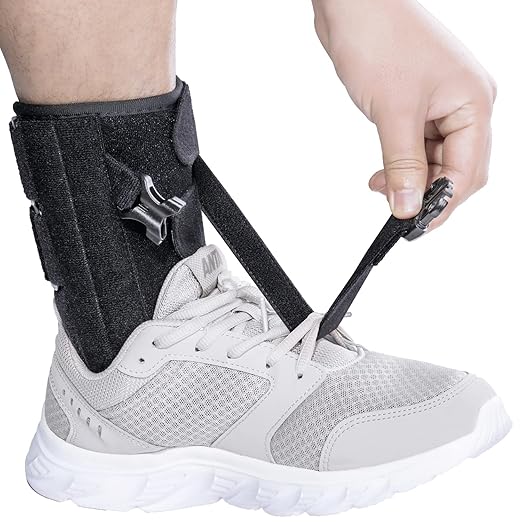 POZPO Foot Drop Brace for Walking Lifting Shoes, Drop Foot AFO Brace Help Raise Shoes, Foot Up Splint for Ankle, Improved ...