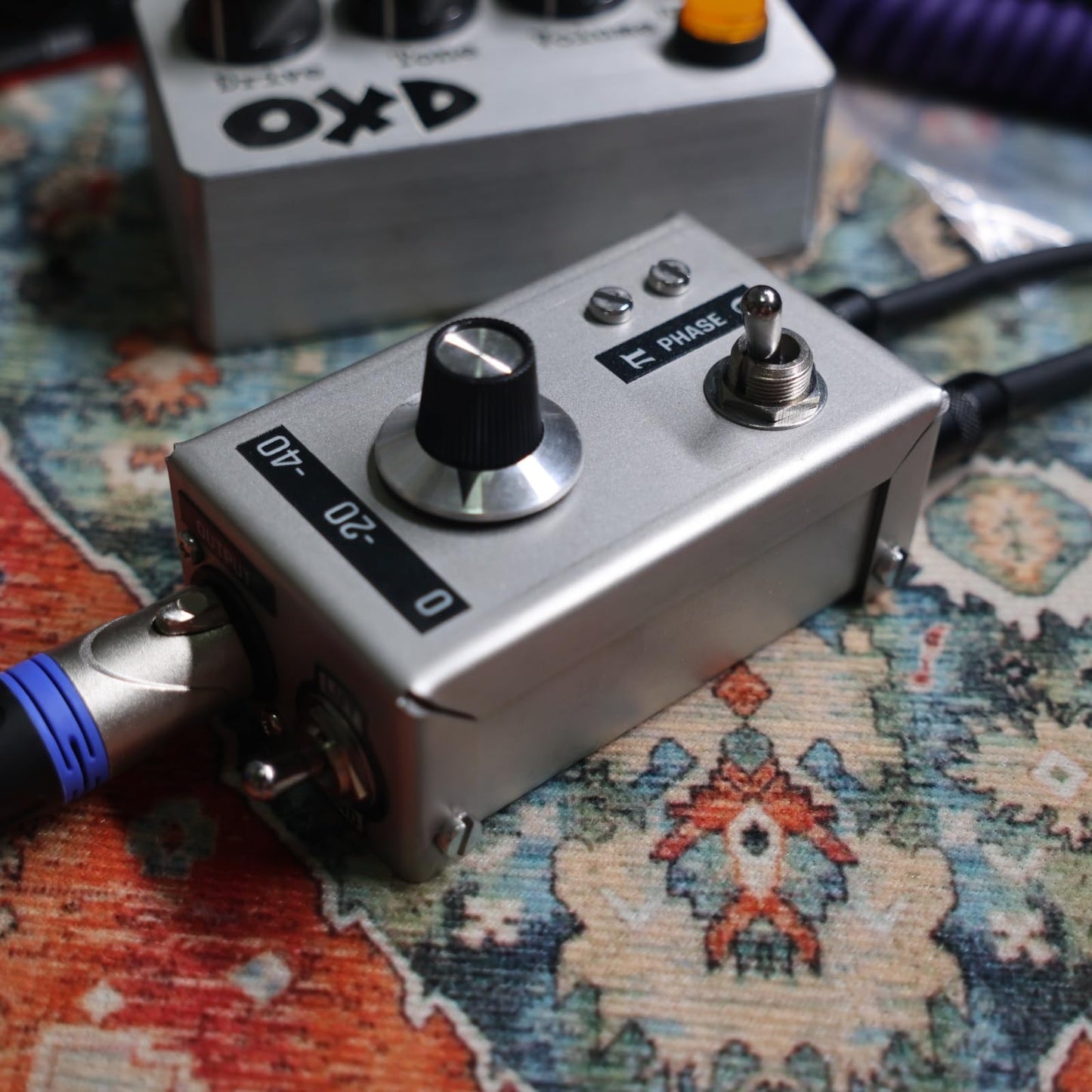Hand-Made Guitar Effect Pedal High-Performance Di Passive Direct Box Unit Hum Eliminator W/Input Attenuator, 1/4 Impedance Tra