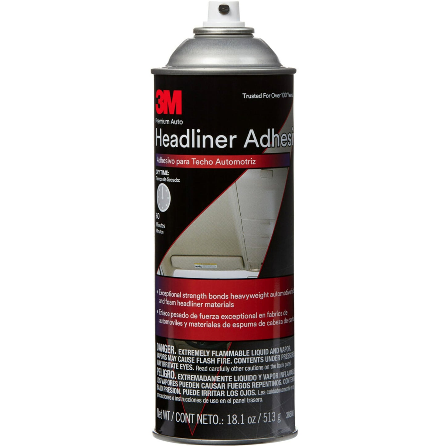 3M Headliner & Fabric Adhesive, 18.1 oz. Aerosol Can (Pack of 2)