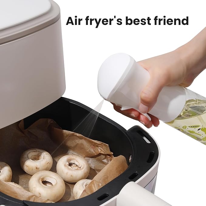 Mistifi Oliver Oil Sprayer for cooking, Spray bottle 6oz, Non-Aerosol Refillable Dispenser Oil Mister PS600 (Set of 2)