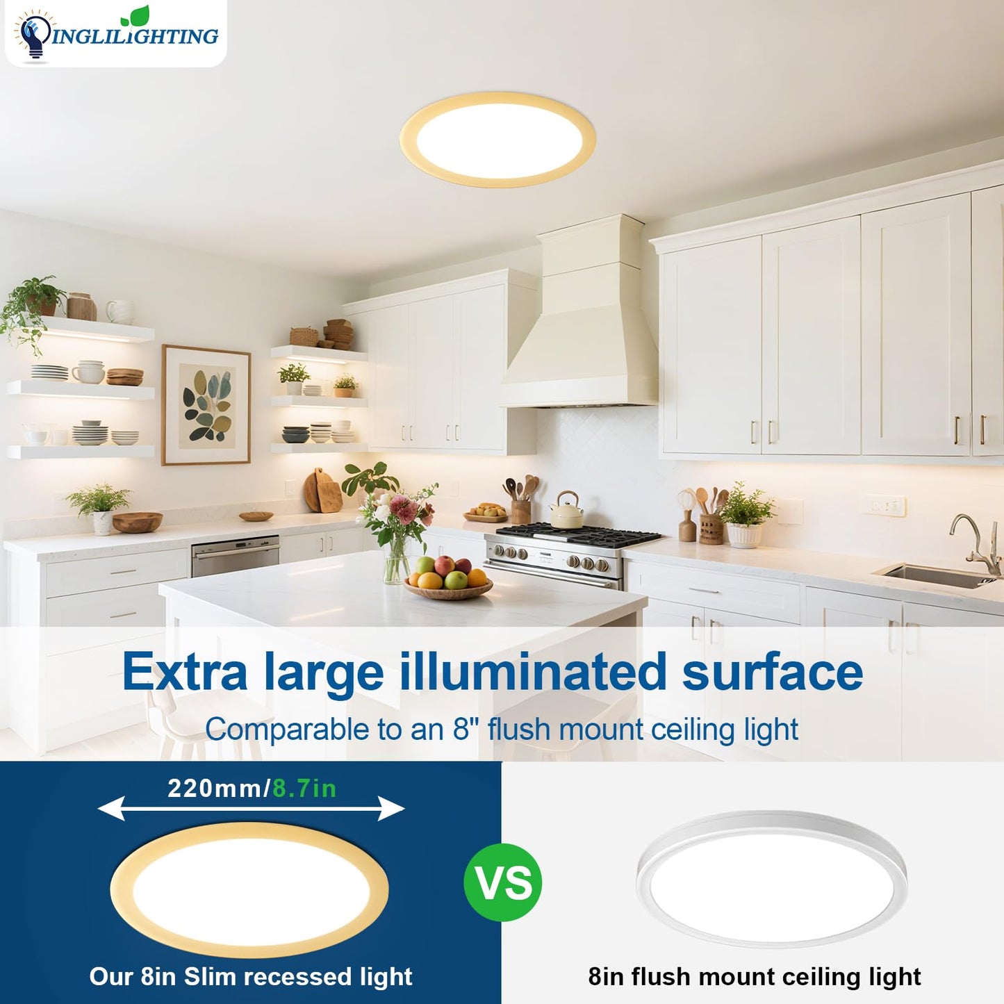 Dllt Led Recessed Ceiling Lights: 12 Pack 6 Inch 5Cct Ultra-Thin Lighting With Junction Box For Bedroom - 1200Lm Brightness 12W Eqv 110W Dimmable Canless Wafer Downlight With Etl&Fcc-G