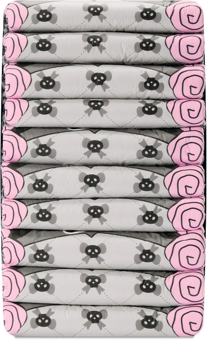 Littleforbig Ultra Absorbent 7000 mL Adult Printed Diaper 10 Pieces - Goth Brat (Medium 28"-38")