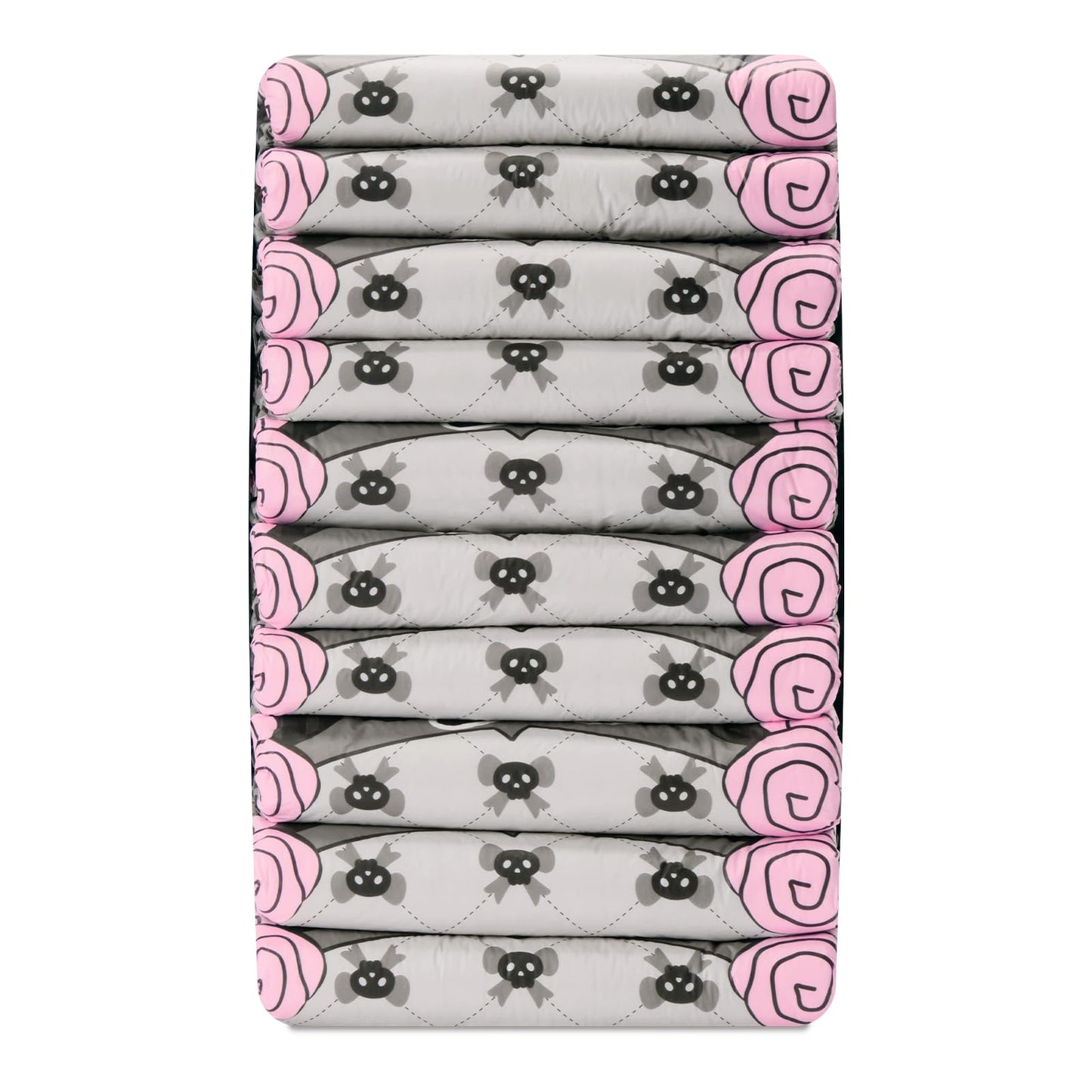 Littleforbig Ultra Absorbent 7000 mL Adult Printed Diaper 10 Pieces - Goth Brat (Large 36"-48")