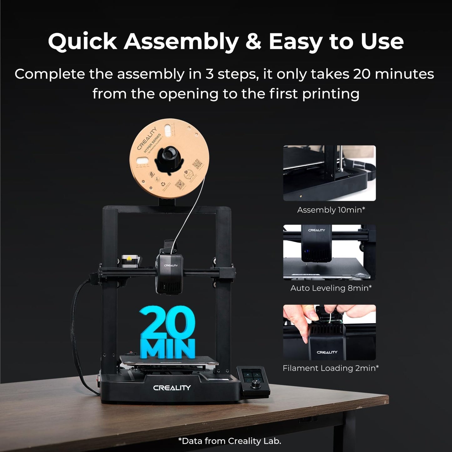 Creality Ender 3 V3 SE 3D Printer, 250mm/s Faster Print Speed CR Touch Auto Leveling Sprite Direct Extruder Dual Z-Axis Auto Filament Loading Ender 3 Upgrade 3D Printer Print Size 8.66x8.66x9.84 inch