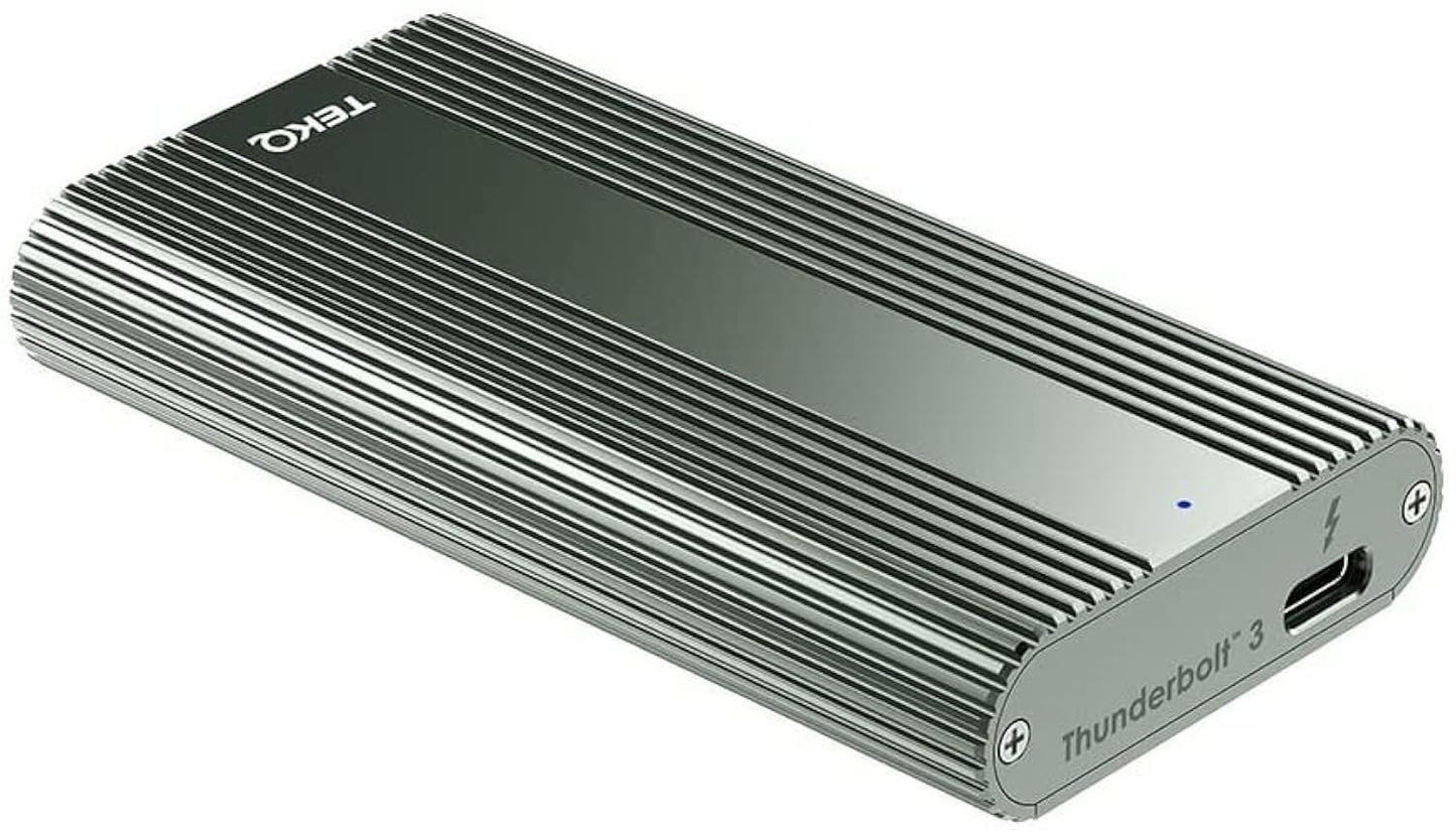 Tekq [Intel Certified 2Tb Thunderbolt 3 External Portable Ssd, Bus Powered, Read Up To 2800Mb/S, Write Up To 2300Mb/S, (Compatib